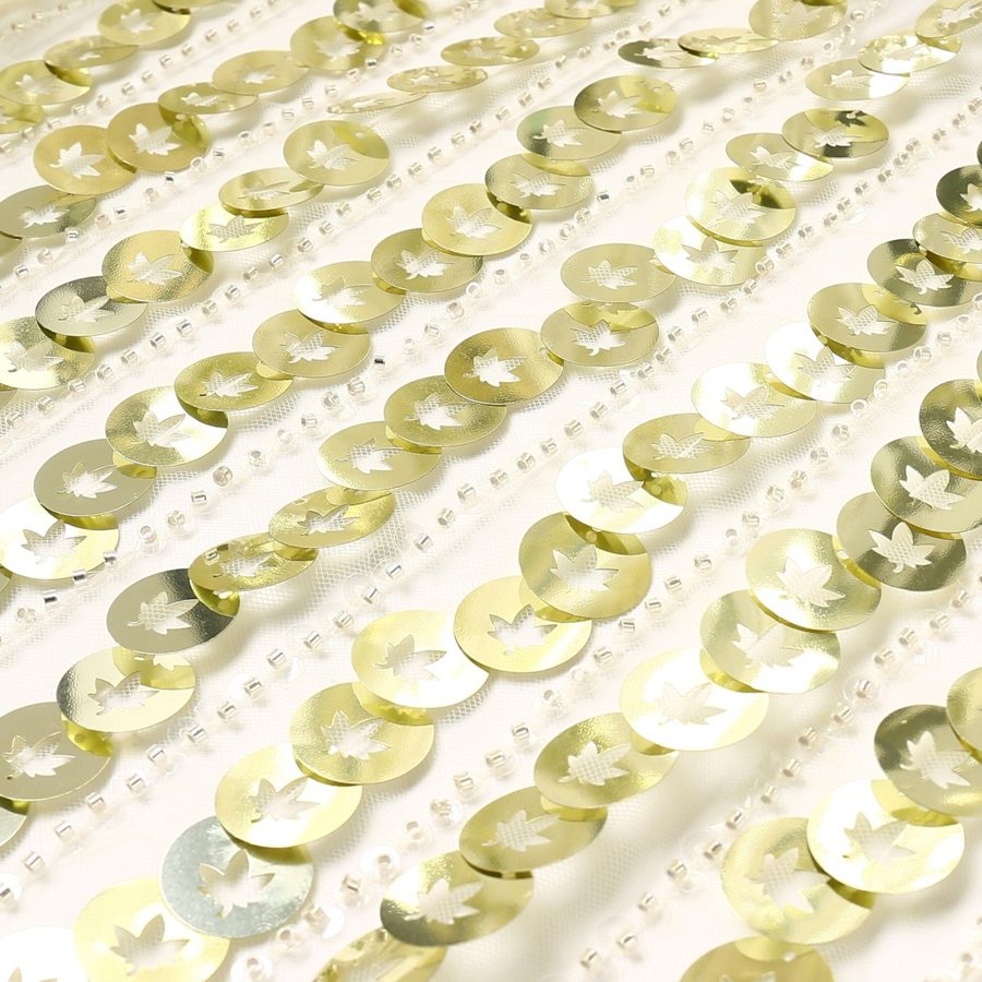 Sequin fabric - iris photo 5