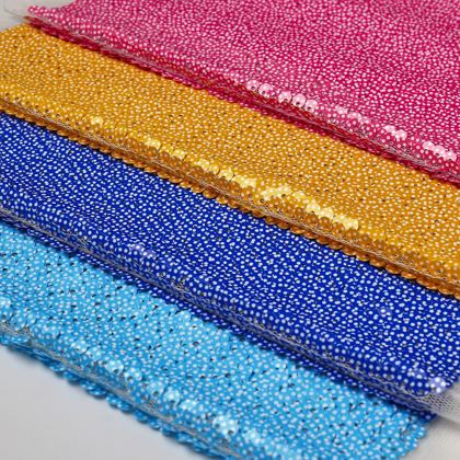 Sequin fabric - iris
